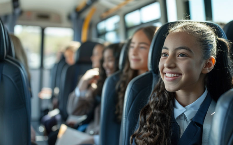 kids on a school trip, school transport services, August 2024, Australia, Third Party Compliance
